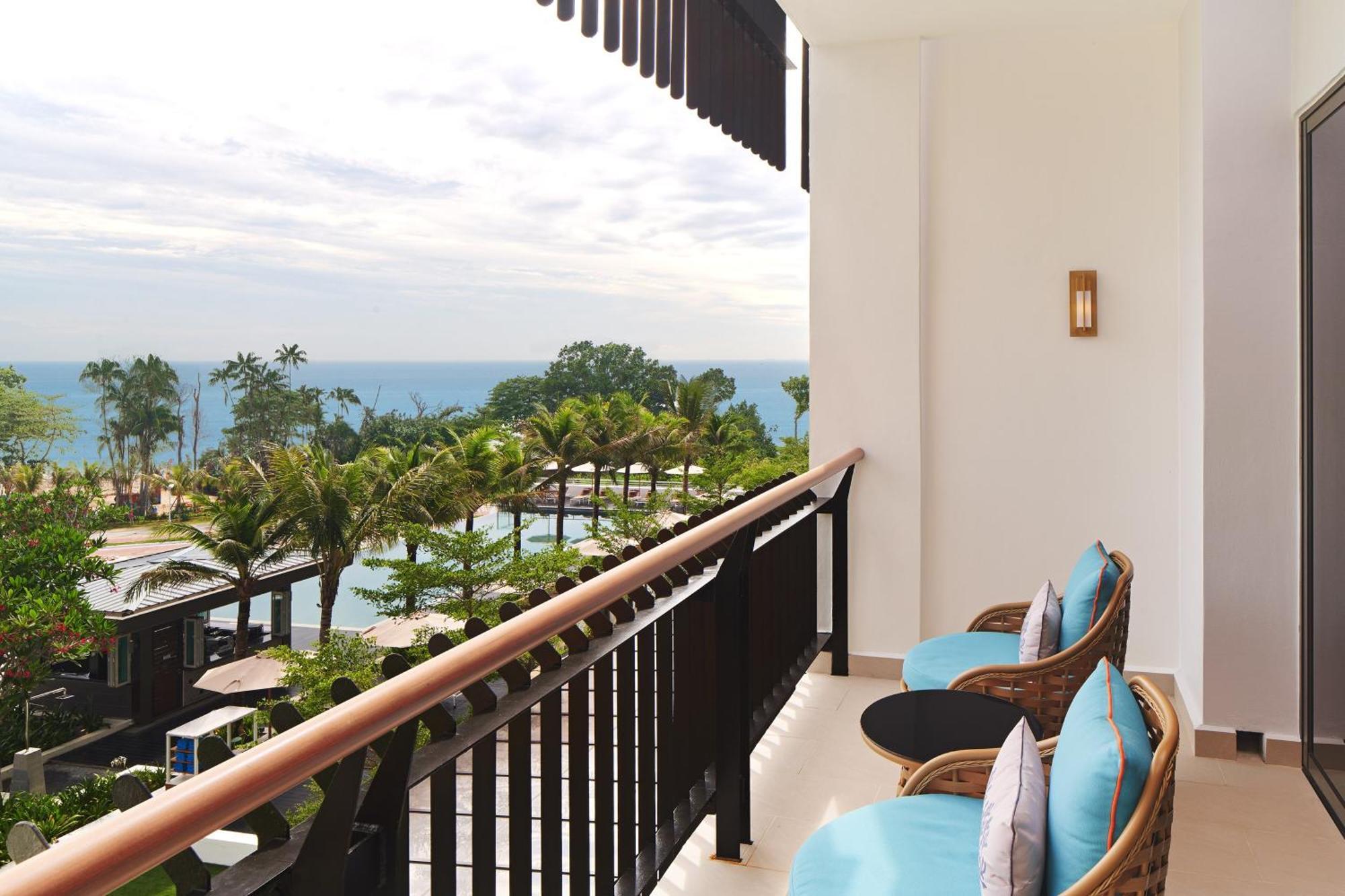 The Westin Desaru Coast Resort Exterior photo A balcony at the resort